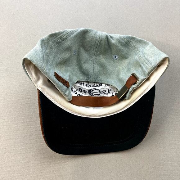 Vintage NCAA Basketball Hat Strapback Blue Denim March Madness 1998 Adjustable - Picture 4 of 8